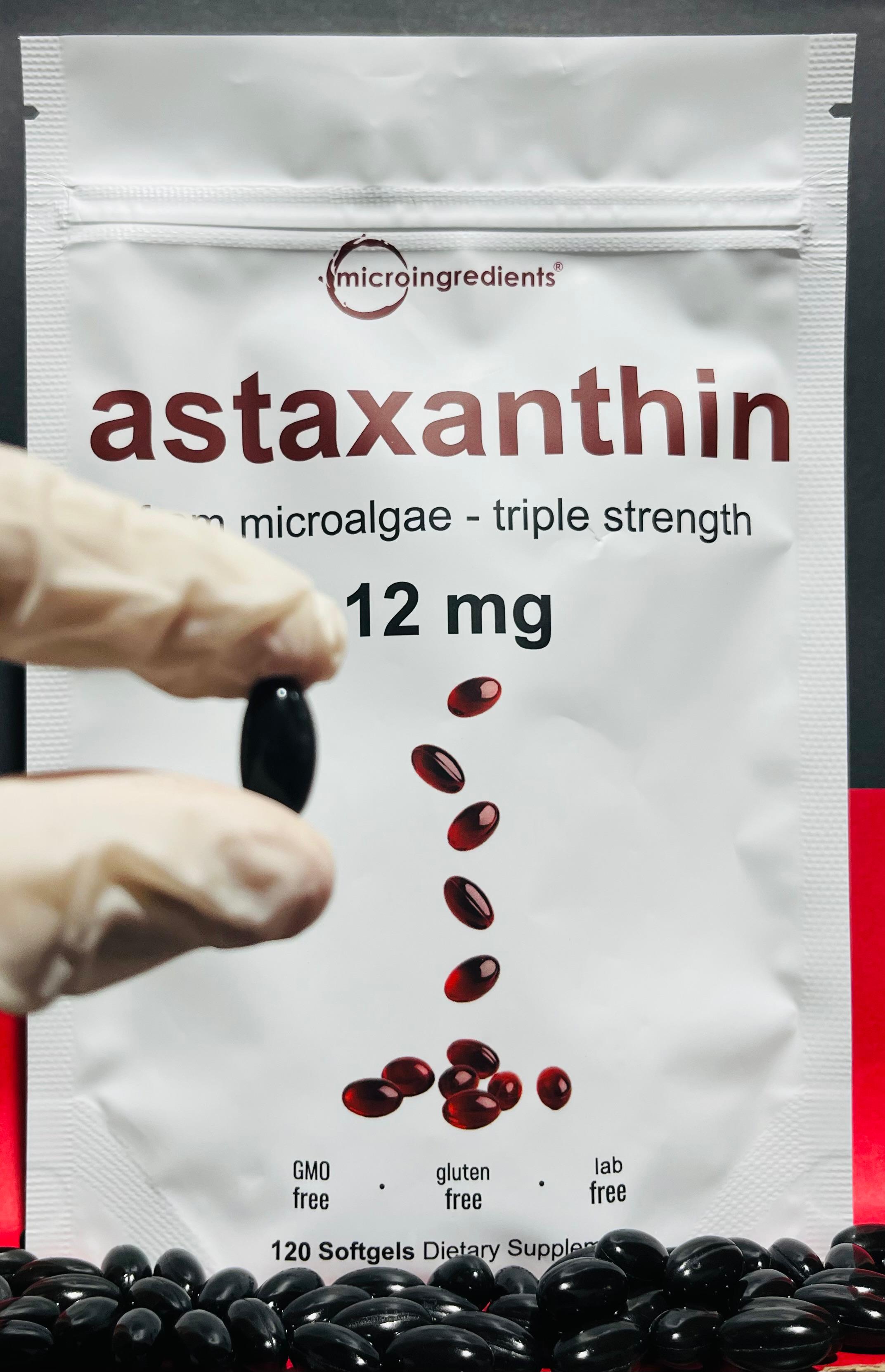 Astaxanthin softgels